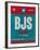 BJS Beijing Luggage Tag 1-NaxArt-Framed Art Print