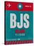 BJS Beijing Luggage Tag 1-NaxArt-Stretched Canvas