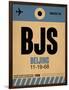 BJS Beijing Luggage Tag 2-NaxArt-Framed Art Print