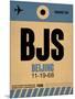 BJS Beijing Luggage Tag 2-NaxArt-Mounted Art Print