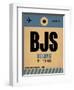 BJS Beijing Luggage Tag 2-NaxArt-Framed Art Print