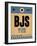 BJS Beijing Luggage Tag 2-NaxArt-Framed Art Print