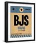 BJS Beijing Luggage Tag 2-NaxArt-Framed Art Print