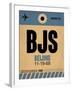 BJS Beijing Luggage Tag 2-NaxArt-Framed Art Print