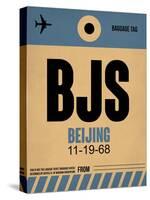 BJS Beijing Luggage Tag 2-NaxArt-Stretched Canvas