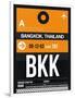 BKK Bangkok Luggage Tag I-NaxArt-Framed Art Print