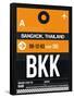 BKK Bangkok Luggage Tag I-NaxArt-Framed Stretched Canvas