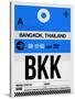 BKK Bangkok Luggage Tag II-NaxArt-Stretched Canvas