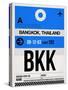 BKK Bangkok Luggage Tag II-NaxArt-Stretched Canvas