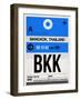 BKK Bangkok Luggage Tag II-NaxArt-Framed Art Print