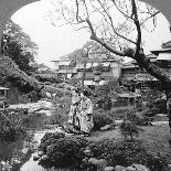 Japanese Maids in a Garden, 1904-BL Singley-Photographic Print