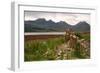 Bla Bheinn across Loch Slapin, Skye, Highland, Scotland-Peter Thompson-Framed Photographic Print