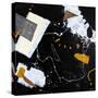 Black abstract with objects-Hyunah Kim-Stretched Canvas