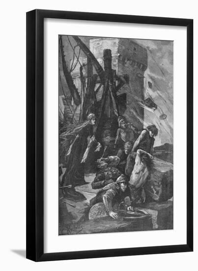 Black Agnes at the Siege of Dunbar, 1338-Charles S Ricketts-Framed Giclee Print