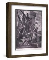 Black Agnes at the Siege of Dunbar Castle Ad 1326-Charles Ricketts-Framed Giclee Print