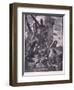 Black Agnes at the Siege of Dunbar Castle Ad 1326-Charles Ricketts-Framed Giclee Print