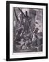 Black Agnes at the Siege of Dunbar Castle Ad 1326-Charles Ricketts-Framed Giclee Print