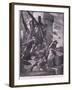 Black Agnes at the Siege of Dunbar Castle Ad 1326-Charles Ricketts-Framed Giclee Print