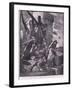 Black Agnes at the Siege of Dunbar Castle Ad 1326-Charles Ricketts-Framed Giclee Print
