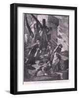 Black Agnes at the Siege of Dunbar Castle Ad 1326-Charles Ricketts-Framed Giclee Print