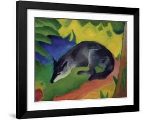 Black and Blue Fox-Franz Marc-Framed Giclee Print