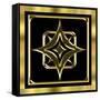 Black and Gold 10-Art Deco Designs-Framed Stretched Canvas