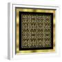 Black and Gold 11-Art Deco Designs-Framed Giclee Print