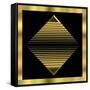 Black and Gold 12-Art Deco Designs-Framed Stretched Canvas