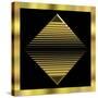Black and Gold 12-Art Deco Designs-Stretched Canvas