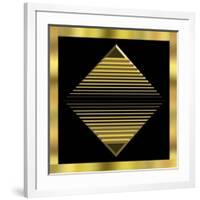 Black and Gold 12-Art Deco Designs-Framed Giclee Print