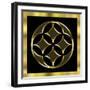 Black and Gold 2-Art Deco Designs-Framed Giclee Print