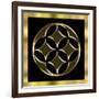 Black and Gold 2-Art Deco Designs-Framed Giclee Print