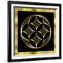 Black and Gold 2-Art Deco Designs-Framed Giclee Print