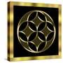 Black and Gold 2-Art Deco Designs-Stretched Canvas