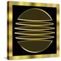 Black and Gold 4-Art Deco Designs-Stretched Canvas