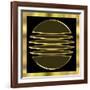 Black and Gold 4-Art Deco Designs-Framed Giclee Print