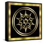 Black and Gold 6-Art Deco Designs-Framed Stretched Canvas