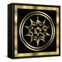 Black and Gold 6-Art Deco Designs-Framed Stretched Canvas