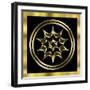 Black and Gold 6-Art Deco Designs-Framed Giclee Print