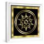 Black and Gold 6-Art Deco Designs-Framed Giclee Print