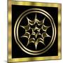 Black and Gold 6-Art Deco Designs-Mounted Giclee Print