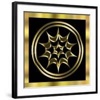 Black and Gold 6-Art Deco Designs-Framed Giclee Print