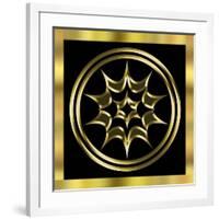 Black and Gold 6-Art Deco Designs-Framed Giclee Print