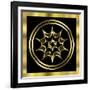 Black and Gold 6-Art Deco Designs-Framed Giclee Print