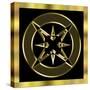 Black and Gold 7-Art Deco Designs-Stretched Canvas