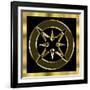 Black and Gold 7-Art Deco Designs-Framed Giclee Print