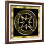 Black and Gold 7-Art Deco Designs-Framed Giclee Print