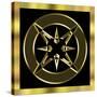 Black and Gold 7-Art Deco Designs-Stretched Canvas