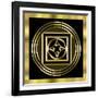 Black And Gold 8-Art Deco Designs-Framed Giclee Print