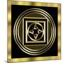 Black And Gold 8-Art Deco Designs-Mounted Giclee Print